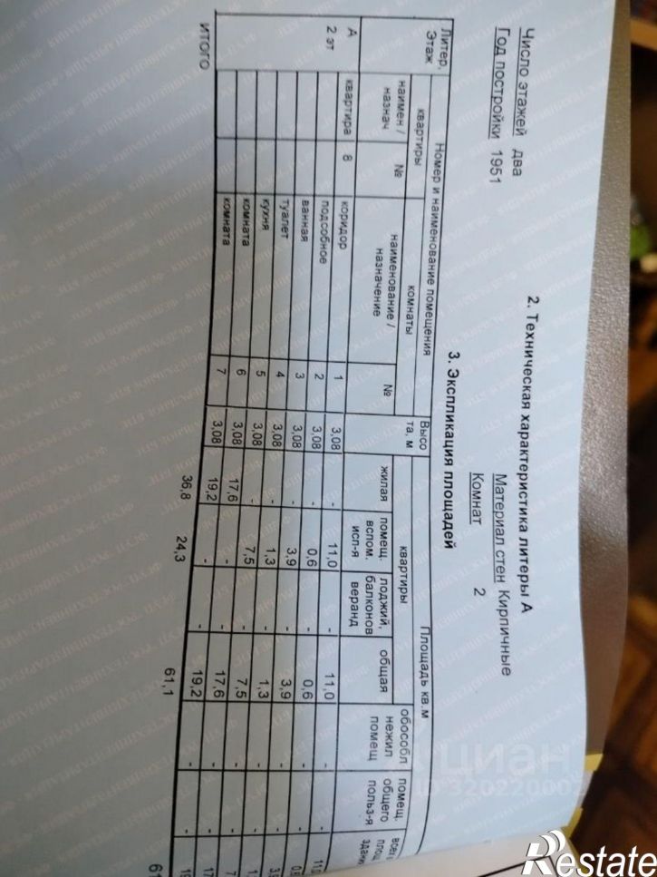 2-комн квартира улица Ленина, 24,  д. 24