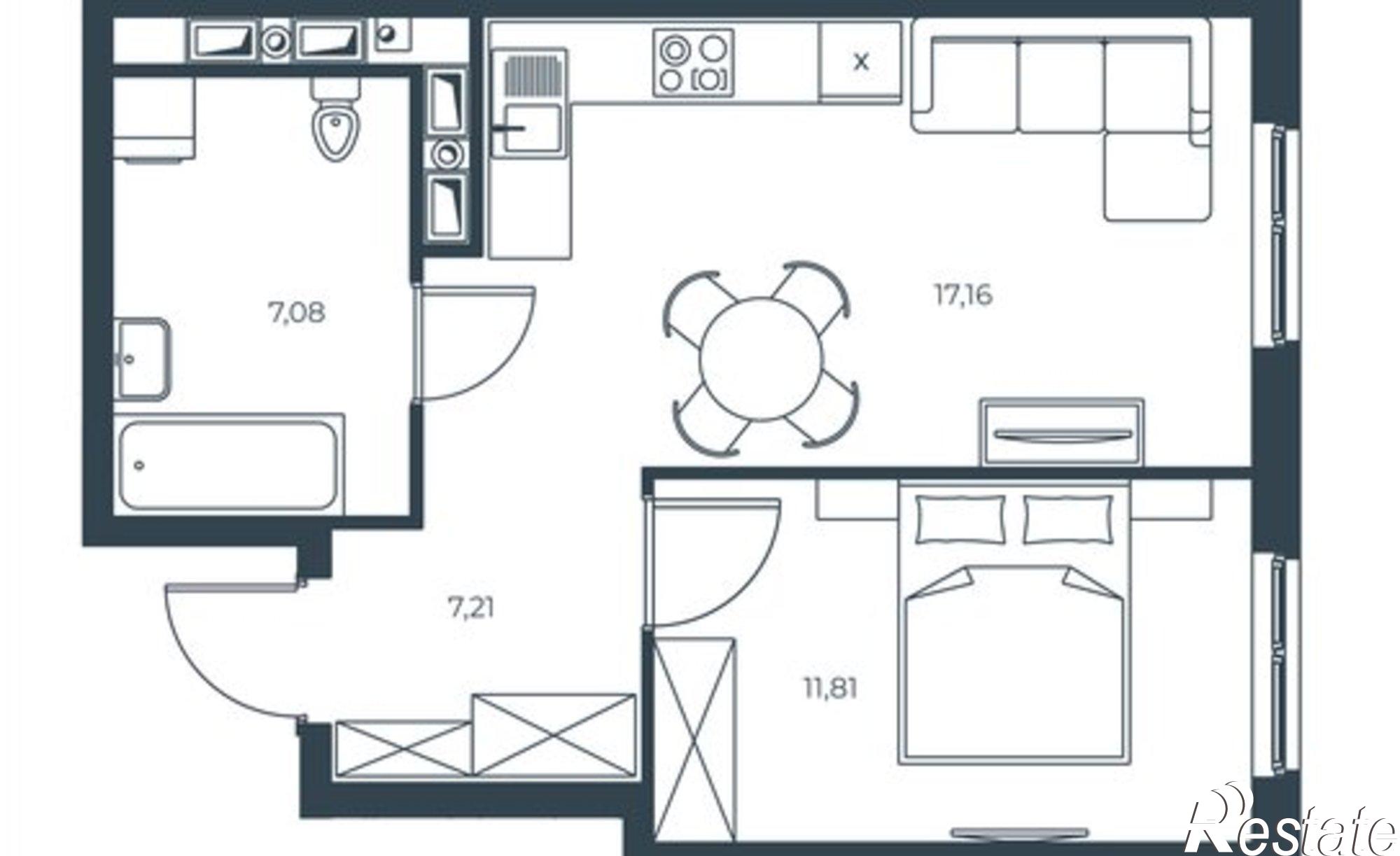 Купить квартиру за 8 170 000 рублей на Астрахань, Бакинская улица, 65