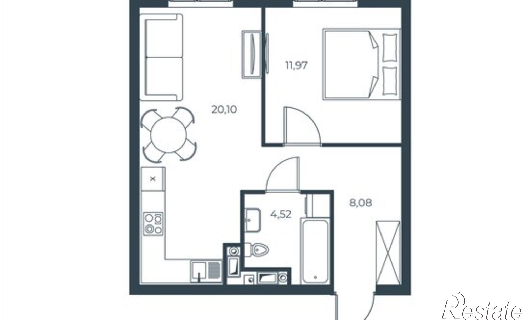 Купить квартиру за 7 140 000 рублей на Астрахань, Бакинская улица, 65