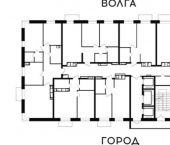 2-комн, 59 кв м, этаж 23/24 улица Савушкина, 6И