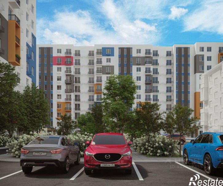 1-комн квартира в новом доме улица Адмирала Нахимова, 141Б