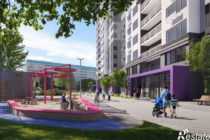 2-комн квартира в новом доме Кубанская улица, 74