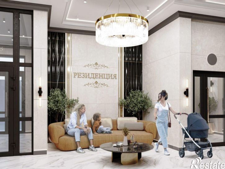 1-комн квартира в новом доме Московская улица, 82