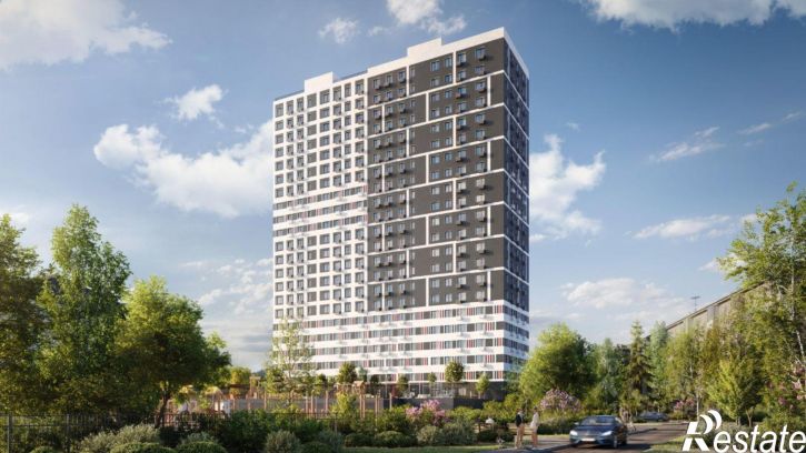 1-комн квартира в новом доме улица Татищева, 2Б