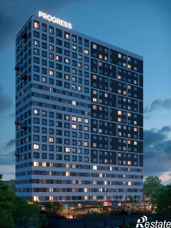 1-комн квартира в новом доме улица Татищева, 2Б