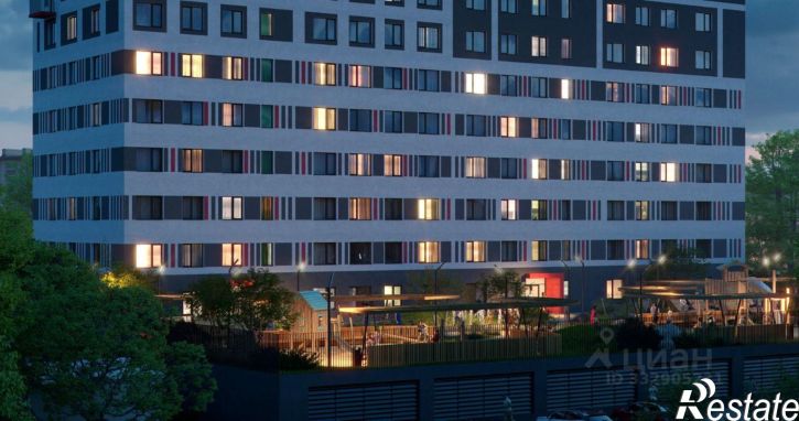 1-комн квартира в новом доме улица Татищева, 2Б