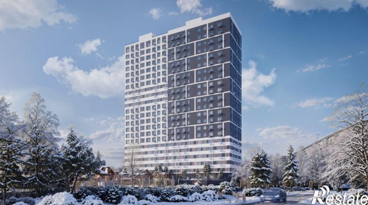 1-комн квартира в новом доме улица Татищева, 2Б